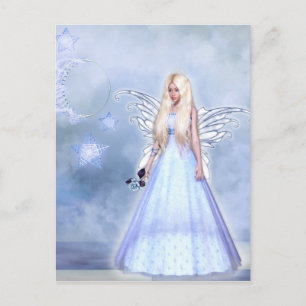 Carte Postale Fée de lune princesse