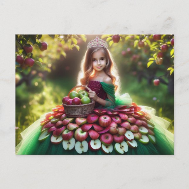 Carte Postale Fée de pomme (Devant)