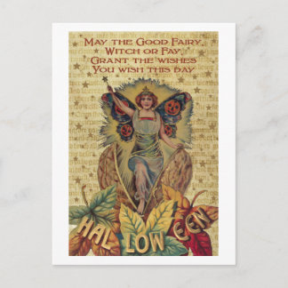 Carte Postale Fée d'Halloween