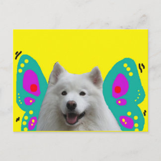 Carte Postale Fée Dogmother de Samoyed