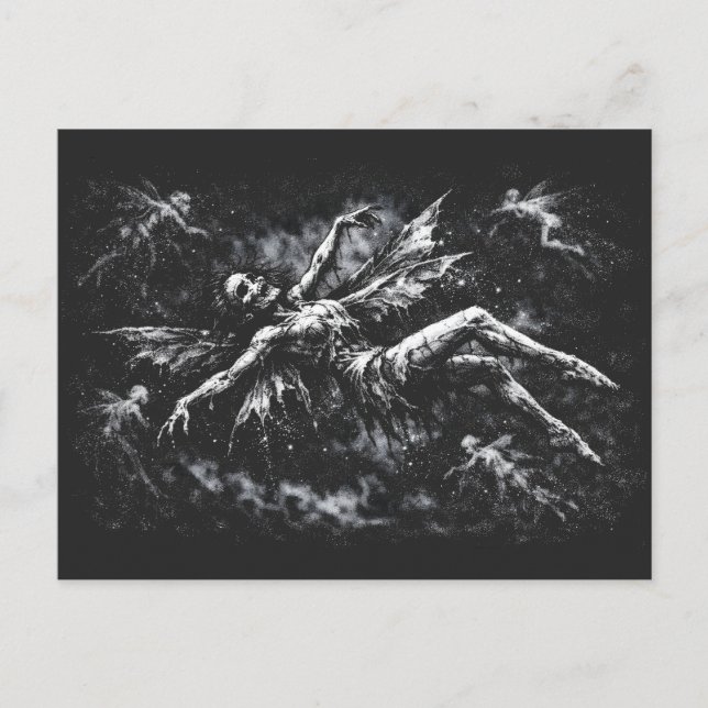 Carte Postale Fée morte par BurnsInHell (Devant)