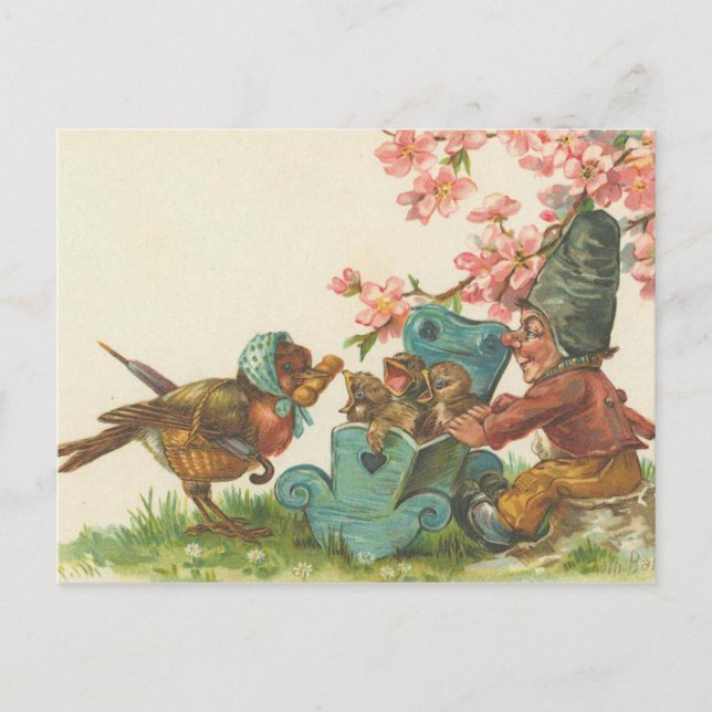 Carte postale Féerie vintage (Devant)