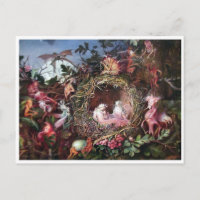 Fées dans un nid d'oiseaux, John Anster Fitzgerald