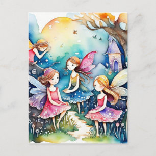Carte Postale Fées magiques de contes de fées