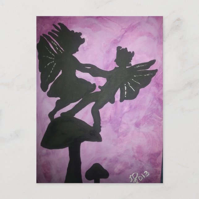 Carte Postale Fées sur Mushroon.jpg (Devant)