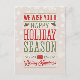 Carte Postale Felicitación de navidad