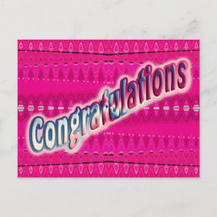 Carte Postale Félicitations