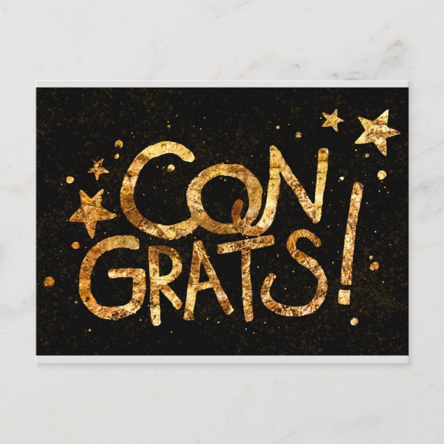 Carte Postale Félicitations ! (Devant)