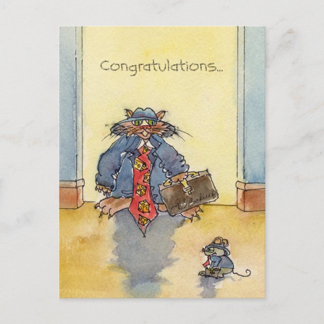 Carte Postale Félicitations...au Big Cheese (Devant)