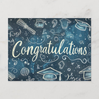 Carte postale Félicitations aux diplômés