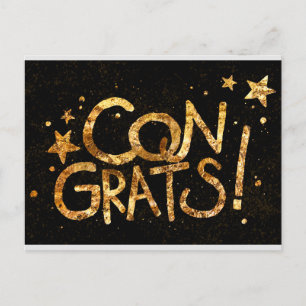 Carte Postale Félicitations ! célébration