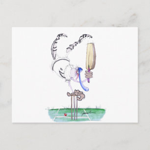 Carte Postale félicitations - cricket, tony fernandes