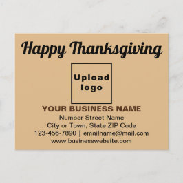 Carte Postale Félicitations de Thanksgiving d'affaires sur fond 