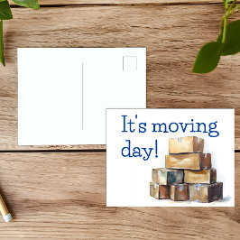 Carte Postale Félicitations du jour de déménagement