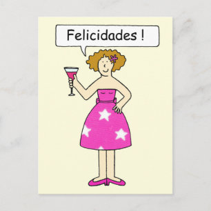 Carte Postale Félicitations en espagnol Felicidades