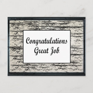 Carte Postale Félicitations Excellent Travail