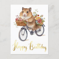 Félicitations Fleurs Personnalisées pour Hamster M