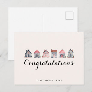 Carte Postale Félicitations Nouvel Propriétaire Immobilier