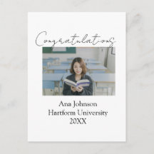 Félicitations photo diplômé nom université année