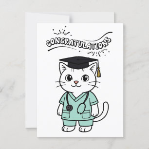 Carte Postale Félicitations pour être diplômé du meilleur vétéri