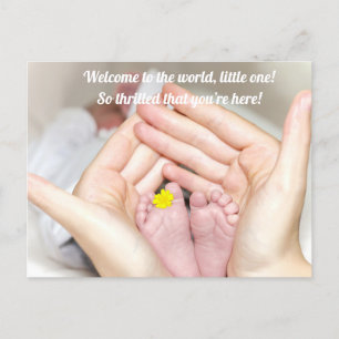 Carte Postale Félicitations pour la naissance de bébé