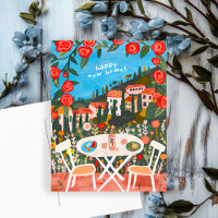 Félicitations pour la nouvelle maison avec vue sur