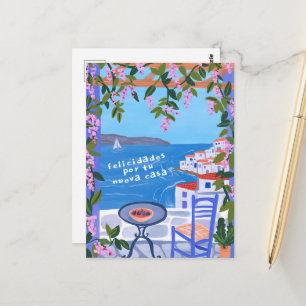 Carte Postale Félicitations pour la nouvelle maison Vues sur la