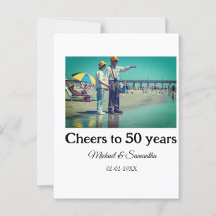 Carte Postale félicitations pour les 50 ans d'anniversaire ajout