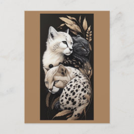 CARTE POSTALE FELINE FINESSE #1