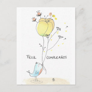Carte Postale Feliz Cumpleaños