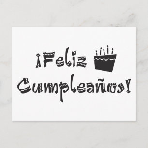 Carte Postale feliz cumpleanos arriba cake