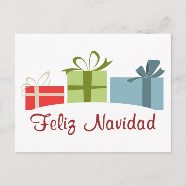 Carte Postale Feliz Navidad (Devant)