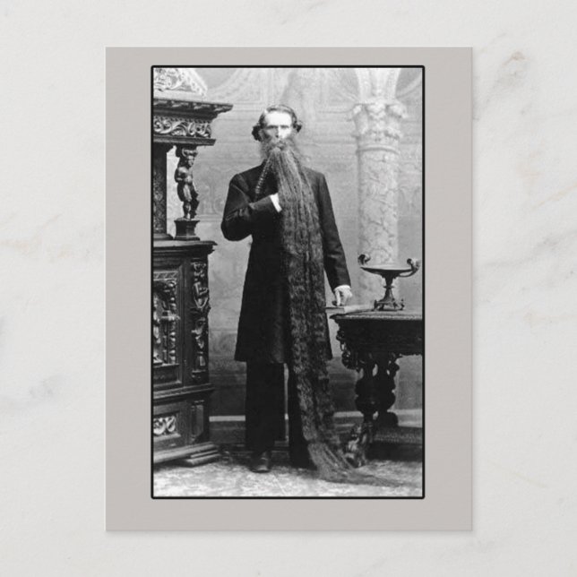 Carte Postale Fellow à longue barbe (Devant)