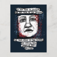 Carte postale Fêlure dans la fenêtre