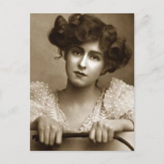 Carte postale féminine vintage