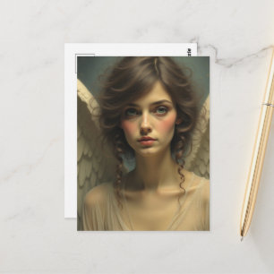 Carte Postale Femme Ange Belle
