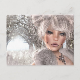 Carte Postale Femme aux yeux spectraux