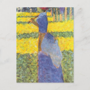 Carte Postale Femme avec parasol par Georges Seurat