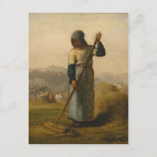 Carte Postale Femme avec un gâteau - Jean-François Millet