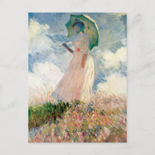 Carte Postale Femme avec un parasol - Claude Monet