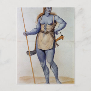 Carte Postale Femme britannique