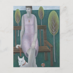 Carte Postale Femme dans le parc 2006