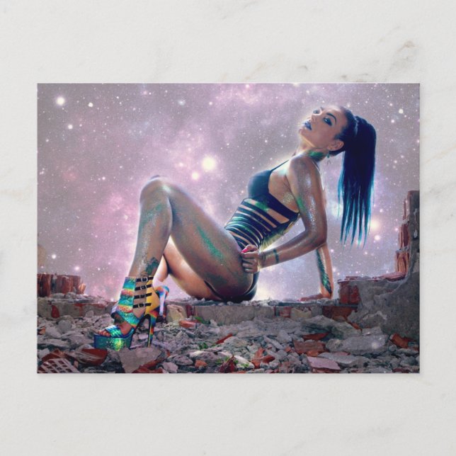 Carte Postale Femme future (Devant)