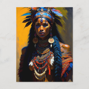 Carte Postale femme indienne