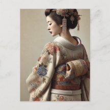 Femme japonaise en Kimono traditionnel