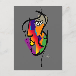 Carte Postale Femme multiculturelle