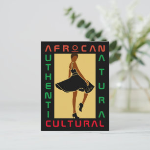 Carte Postale Femme noire Marilyn MonFRO AFRoCA Afrique