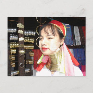 Carte Postale Femme Padaung