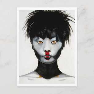 Carte Postale Femme Plug and play