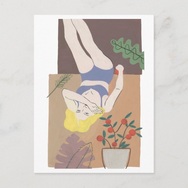 Carte Postale Femme qui ment (Devant)